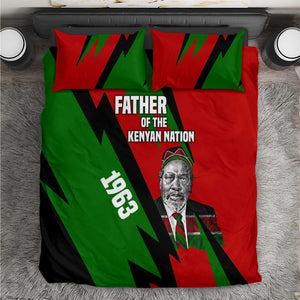 Jomo Kenyatta Bedding Set Patriotic Colors Design and Father of the Kenyan Nation Tribute - African Pride