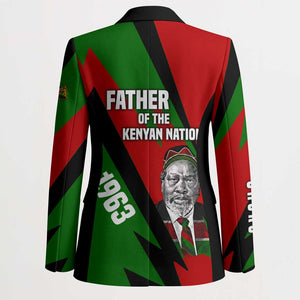 Jomo Kenyatta Blazer Patriotic Colors Design and Father of the Kenyan Nation Tribute - African Pride