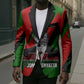 Jomo Kenyatta Blazer Patriotic Colors Design and Father of the Kenyan Nation Tribute - African Pride