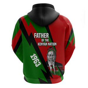 Jomo Kenyatta Hoodie Patriotic Colors Design and Father of the Kenyan Nation Tribute - African Pride