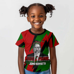 Jomo Kenyatta Kid T shirt Patriotic Colors Design and Father of the Kenyan Nation Tribute - African Pride