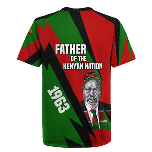 Jomo Kenyatta Rugby Jersey Patriotic Colors Design and Father of the Kenyan Nation Tribute - African Pride