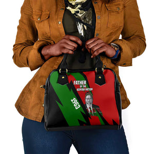 Jomo Kenyatta Shoulder Handbag Patriotic Colors Design and Father of the Kenyan Nation Tribute - African Pride