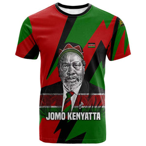 Jomo Kenyatta T shirt Patriotic Colors Design and Father of the Kenyan Nation Tribute - African Pride