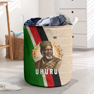 Jomo Kenyatta Laundry Basket Uhuru and Kenyan Heritage Quote Tribute - African Pride
