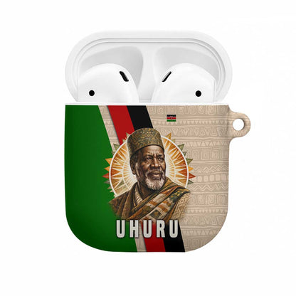 Jomo Kenyatta AirPods Case Uhuru and Kenyan Heritage Quote Tribute - African Pride