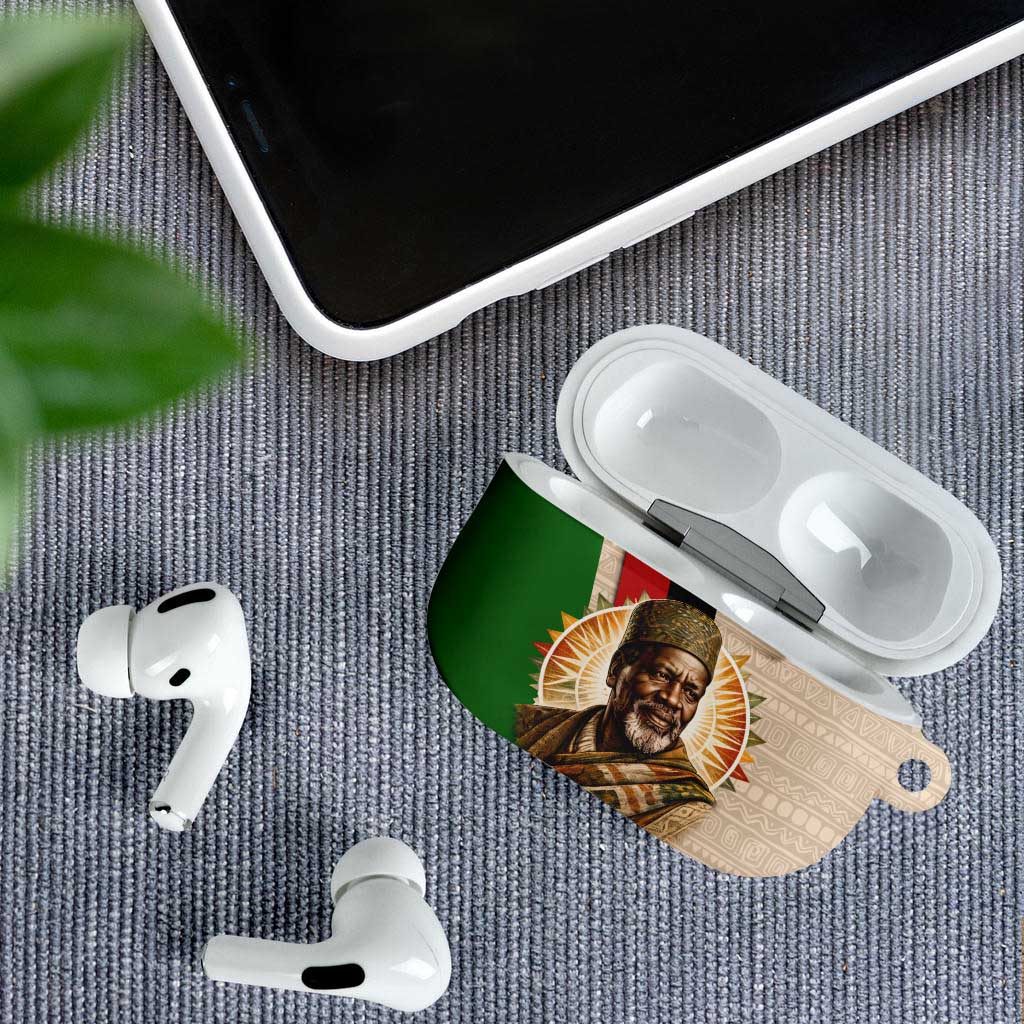 Jomo Kenyatta AirPods Case Uhuru and Kenyan Heritage Quote Tribute - African Pride