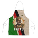 Jomo Kenyatta Apron Uhuru and Kenyan Heritage Quote Tribute - African Pride