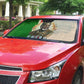 Jomo Kenyatta Auto Sun Shade Uhuru and Kenyan Heritage Quote Tribute - African Pride