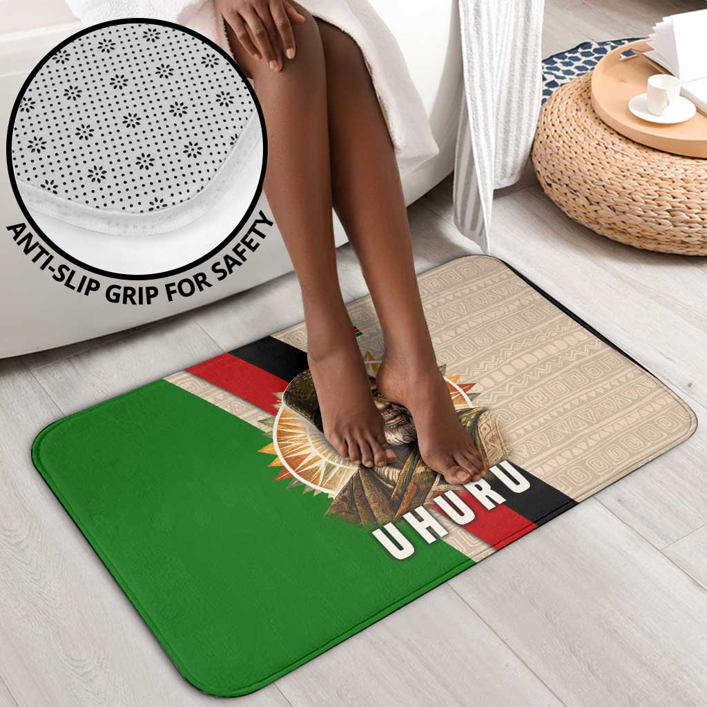 Jomo Kenyatta Bathroom Set Uhuru and Kenyan Heritage Quote Tribute - African Pride