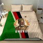 Jomo Kenyatta Bedding Set Uhuru and Kenyan Heritage Quote Tribute - African Pride