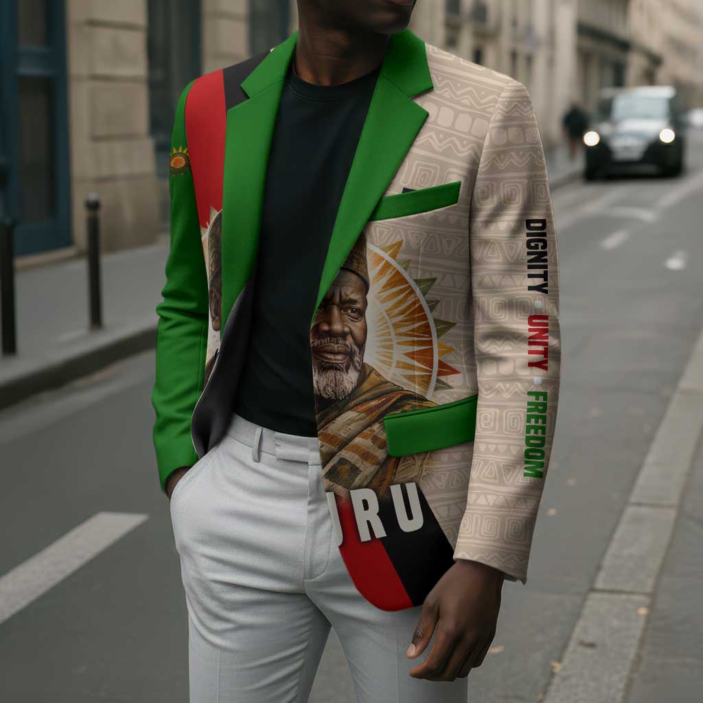 Jomo Kenyatta Blazer Uhuru and Kenyan Heritage Quote Tribute - African Pride