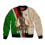 Jomo Kenyatta Bomber Jacket Uhuru and Kenyan Heritage Quote Tribute - African Pride
