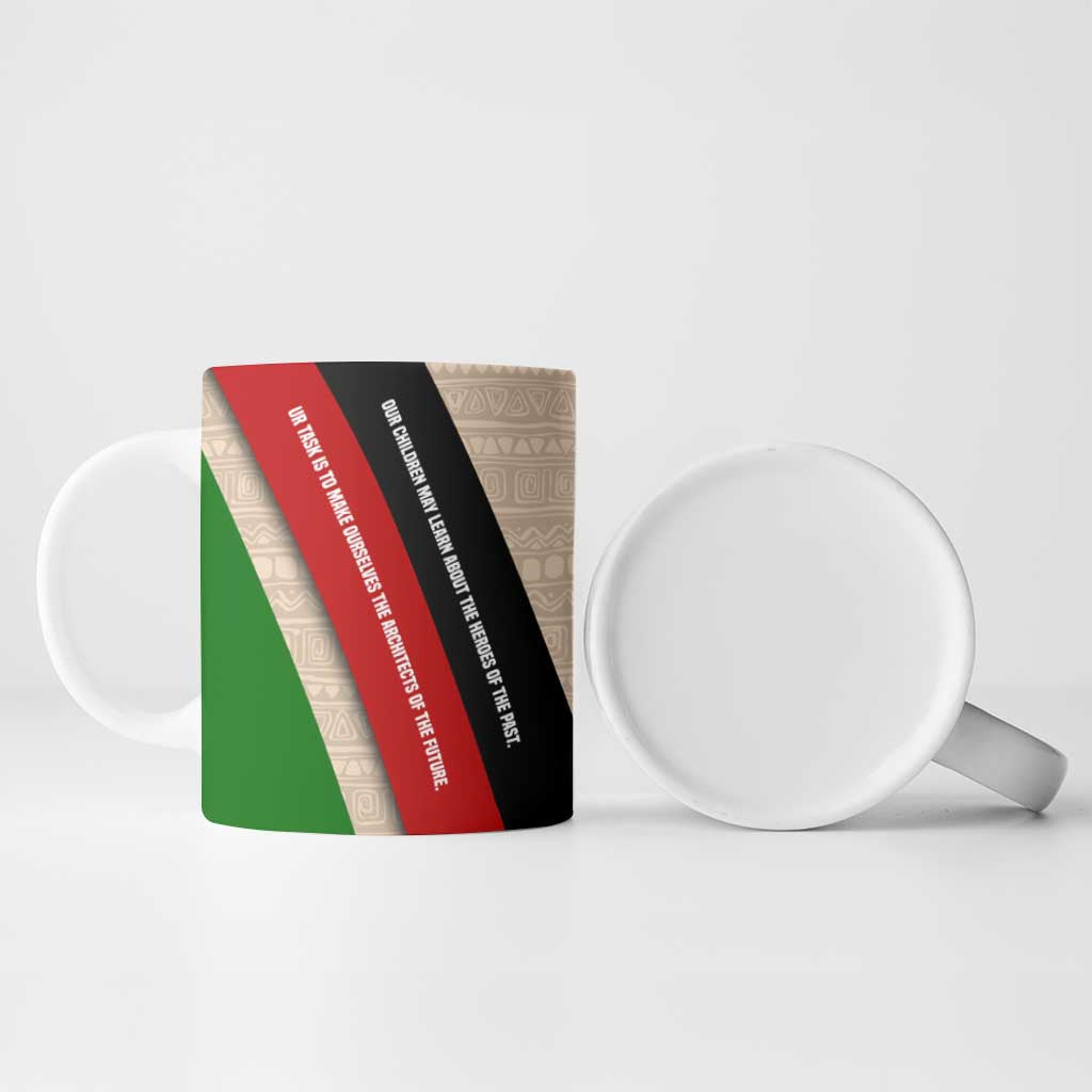 Jomo Kenyatta Ceramic Mug Uhuru and Kenyan Heritage Quote Tribute - African Pride