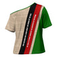 Jomo Kenyatta Cross Shoulder Shirt Uhuru and Kenyan Heritage Quote Tribute - African Pride