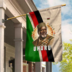 Jomo Kenyatta Garden Flag Uhuru and Kenyan Heritage Quote Tribute - African Pride