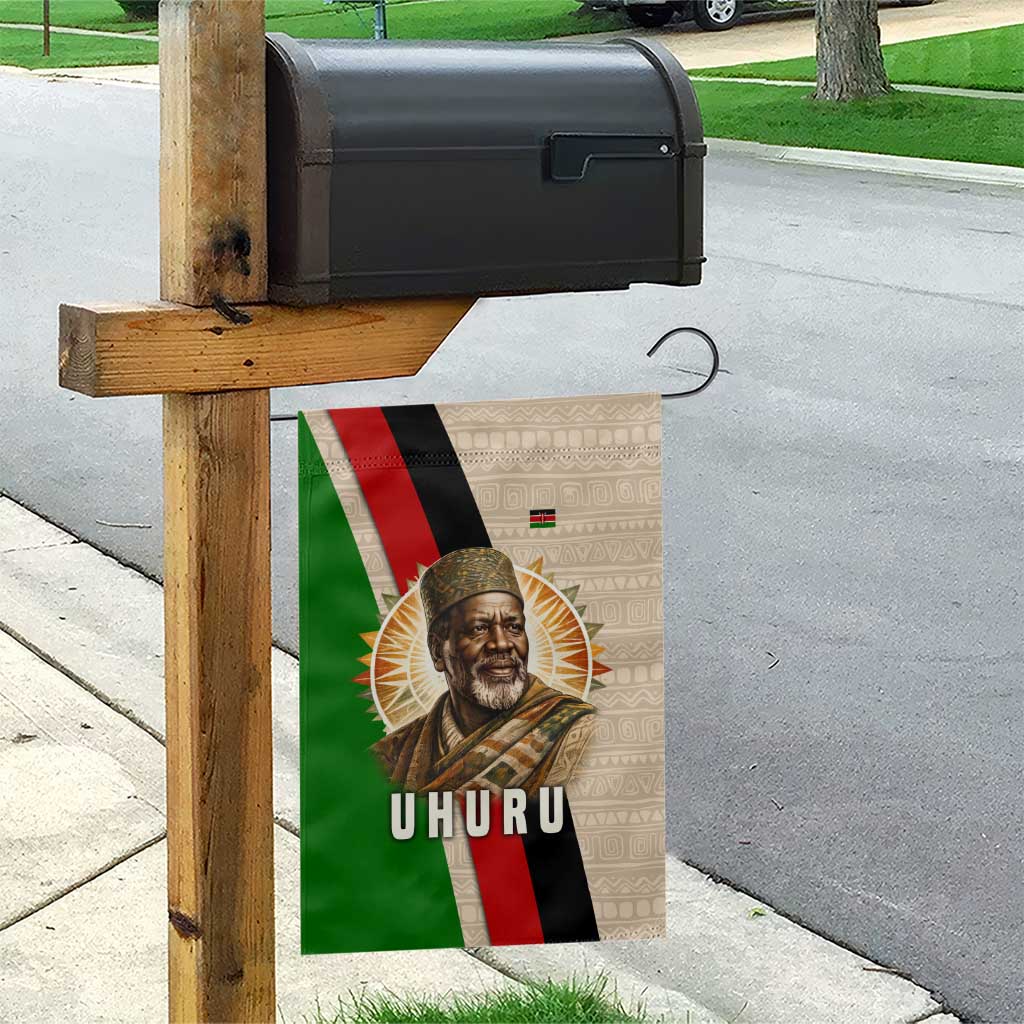 Jomo Kenyatta Garden Flag Uhuru and Kenyan Heritage Quote Tribute - African Pride