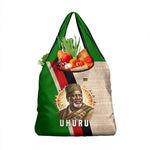 Jomo Kenyatta Grocery Bag Uhuru and Kenyan Heritage Quote Tribute - African Pride