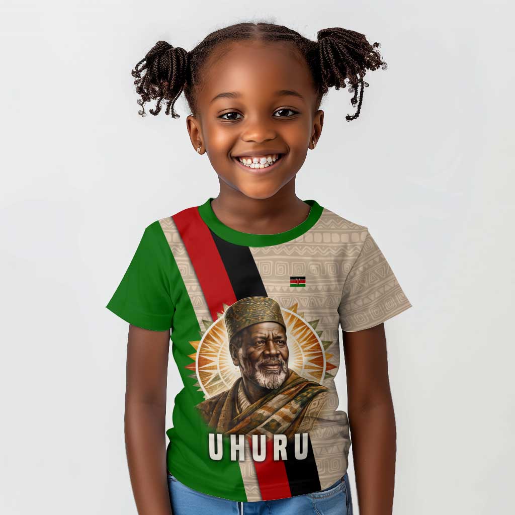 Jomo Kenyatta Kid T shirt Uhuru and Kenyan Heritage Quote Tribute - African Pride