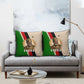 Jomo Kenyatta Pillow Cover Uhuru and Kenyan Heritage Quote Tribute - African Pride