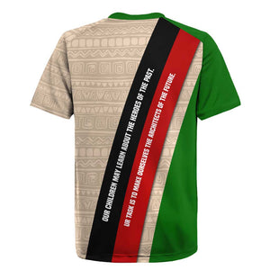 Jomo Kenyatta Rugby Jersey Uhuru and Kenyan Heritage Quote Tribute - African Pride