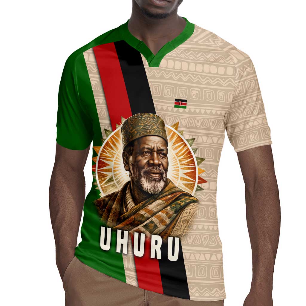 Jomo Kenyatta Rugby Jersey Uhuru and Kenyan Heritage Quote Tribute - African Pride
