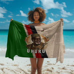 Jomo Kenyatta Sarong Uhuru and Kenyan Heritage Quote Tribute - African Pride