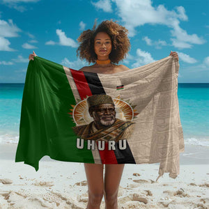Jomo Kenyatta Sarong Uhuru and Kenyan Heritage Quote Tribute - African Pride