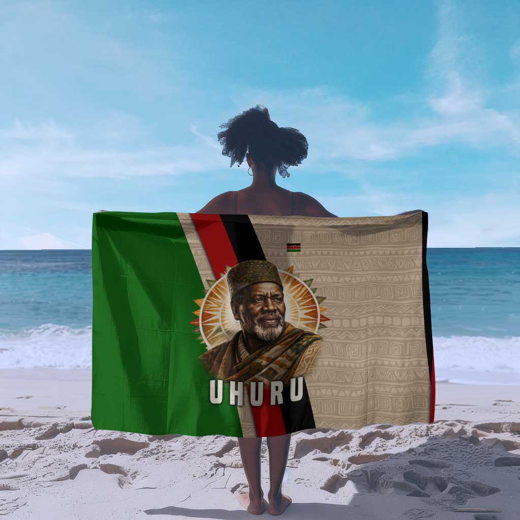 Jomo Kenyatta Sarong Uhuru and Kenyan Heritage Quote Tribute - African Pride