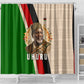 Jomo Kenyatta Shower Curtain Uhuru and Kenyan Heritage Quote Tribute - African Pride