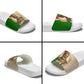 Jomo Kenyatta Slide Sandals Uhuru and Kenyan Heritage Quote Tribute - African Pride