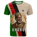 Jomo Kenyatta T shirt Uhuru and Kenyan Heritage Quote Tribute - African Pride
