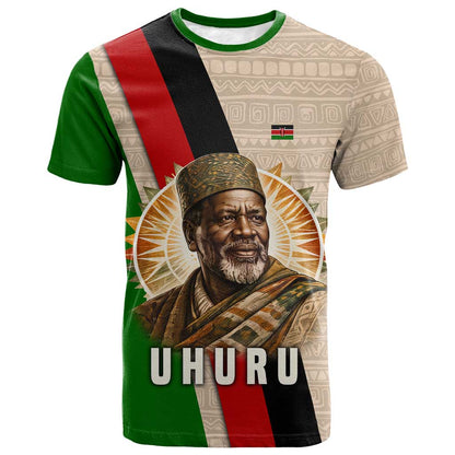 Jomo Kenyatta T shirt Uhuru and Kenyan Heritage Quote Tribute - African Pride