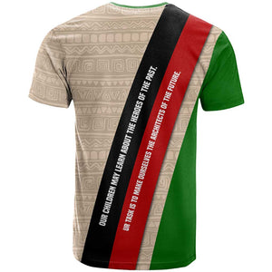 Jomo Kenyatta T shirt Uhuru and Kenyan Heritage Quote Tribute - African Pride