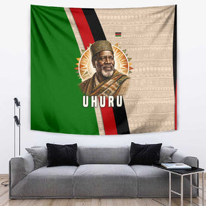 Jomo Kenyatta Tapestry Uhuru and Kenyan Heritage Quote Tribute - African Pride