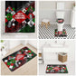 Jomo Kenyatta Bathroom Set with Roots Resistance Renaissance and Kenyan Patchwork Pattern Tribute - African Pride