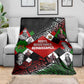 Jomo Kenyatta Blanket with Roots Resistance Renaissance and Kenyan Patchwork Pattern Tribute - African Pride