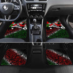 Jomo Kenyatta Car Mats with Roots Resistance Renaissance and Kenyan Patchwork Pattern Tribute - African Pride