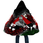 Jomo Kenyatta Cloak with Roots Resistance Renaissance and Kenyan Patchwork Pattern Tribute - African Pride