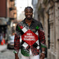 Jomo Kenyatta Long Sleeve Button Shirt with Roots Resistance Renaissance and Kenyan Patchwork Pattern Tribute - African Pride