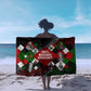 Jomo Kenyatta Sarong with Roots Resistance Renaissance and Kenyan Patchwork Pattern Tribute - African Pride