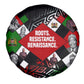 Jomo Kenyatta Spare Tire Cover with Roots Resistance Renaissance and Kenyan Patchwork Pattern Tribute - African Pride