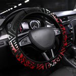 Jomo Kenyatta Steering Wheel Cover with Roots Resistance Renaissance and Kenyan Patchwork Pattern Tribute - African Pride