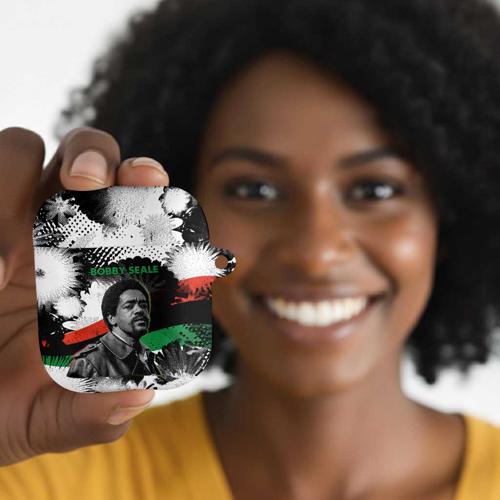 Bobby Seale AirPods Case Black Panther Artwork Solidarity Quote Revolutionary Civil Rights Tribute - African Pride