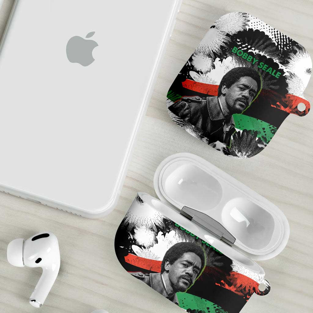 Bobby Seale AirPods Case Black Panther Artwork Solidarity Quote Revolutionary Civil Rights Tribute - African Pride