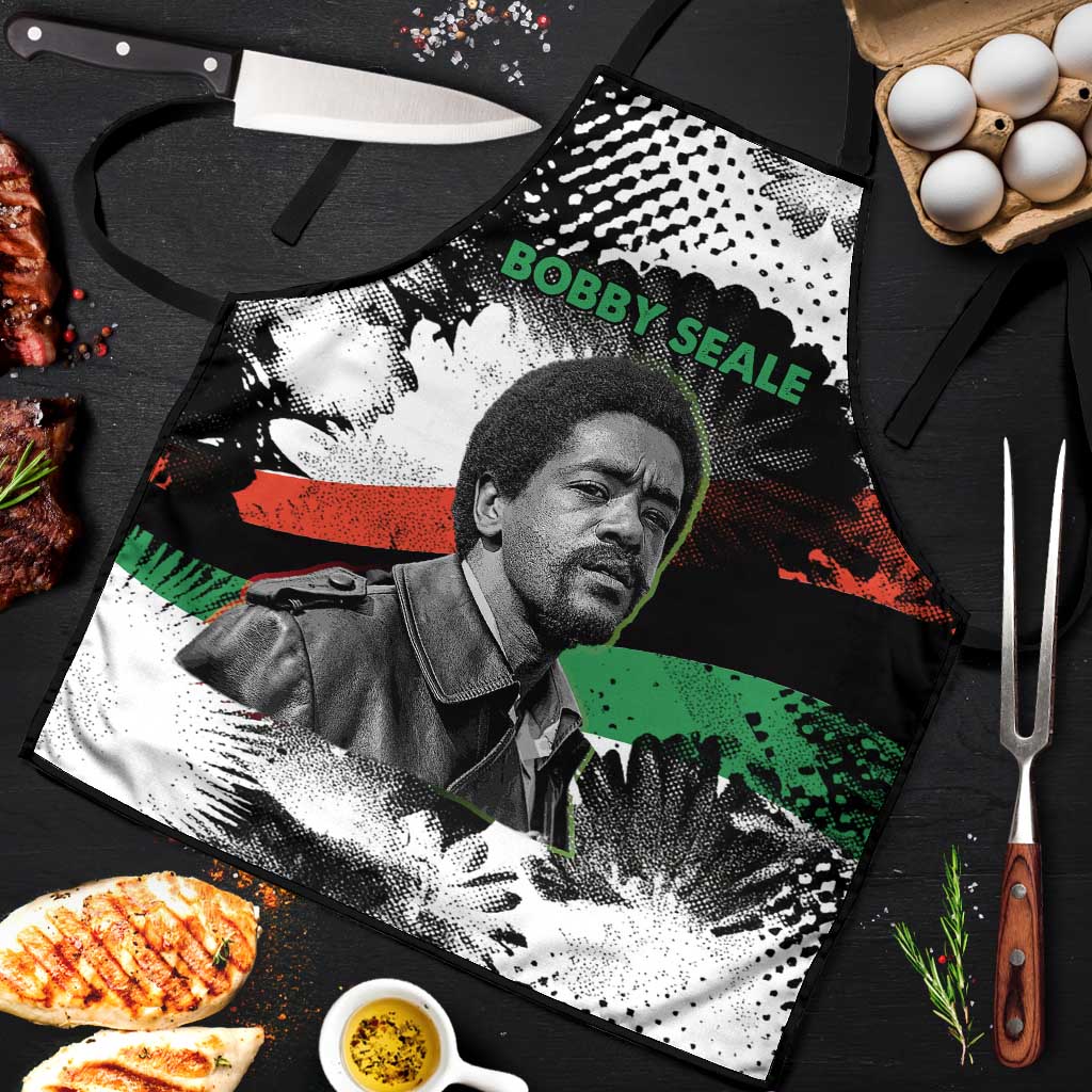 Bobby Seale Apron Black Panther Artwork Solidarity Quote Revolutionary Civil Rights Tribute - African Pride
