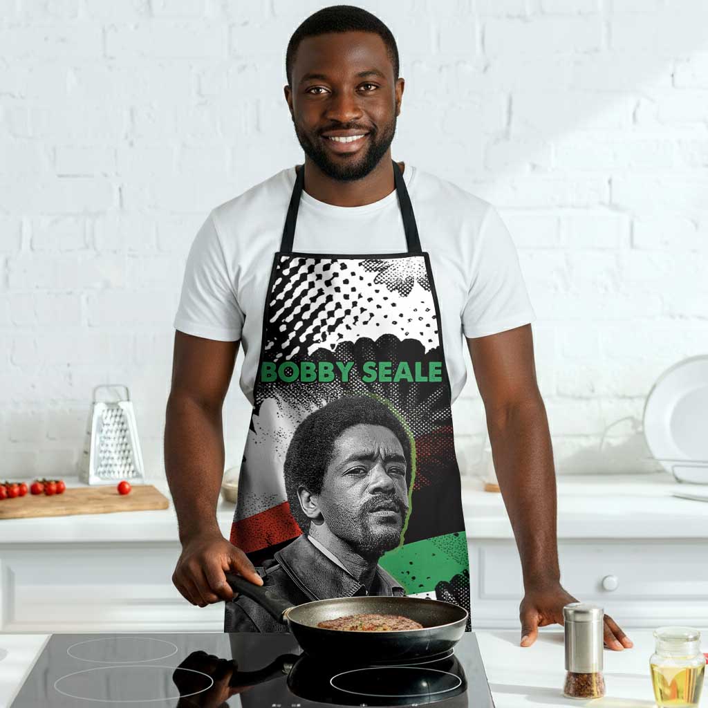 Bobby Seale Apron Black Panther Artwork Solidarity Quote Revolutionary Civil Rights Tribute - African Pride
