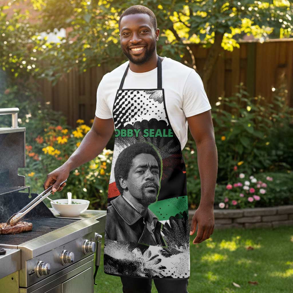 Bobby Seale Apron Black Panther Artwork Solidarity Quote Revolutionary Civil Rights Tribute - African Pride