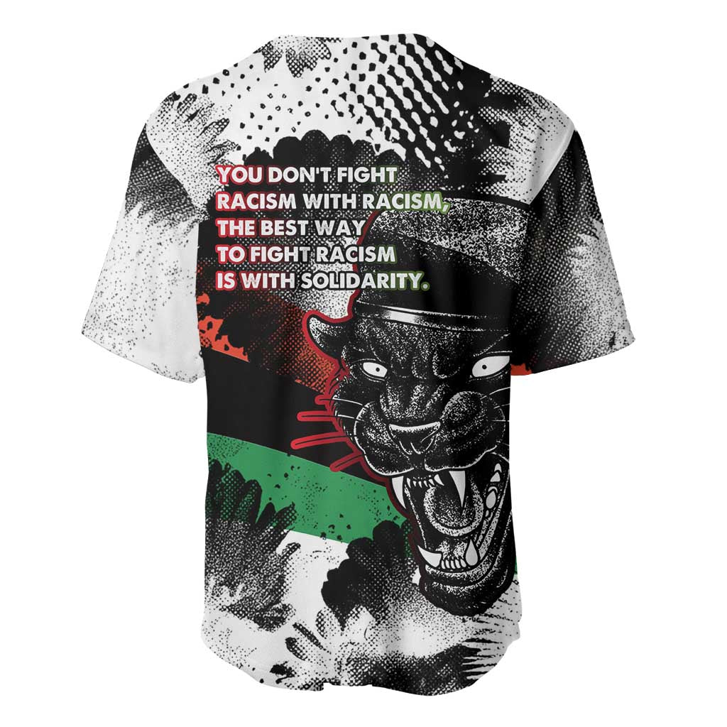 Bobby Seale Baseball Jersey Black Panther Artwork Solidarity Quote Revolutionary Civil Rights Tribute - African Pride