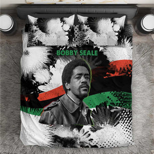 Bobby Seale Bedding Set Black Panther Artwork Solidarity Quote Revolutionary Civil Rights Tribute - African Pride